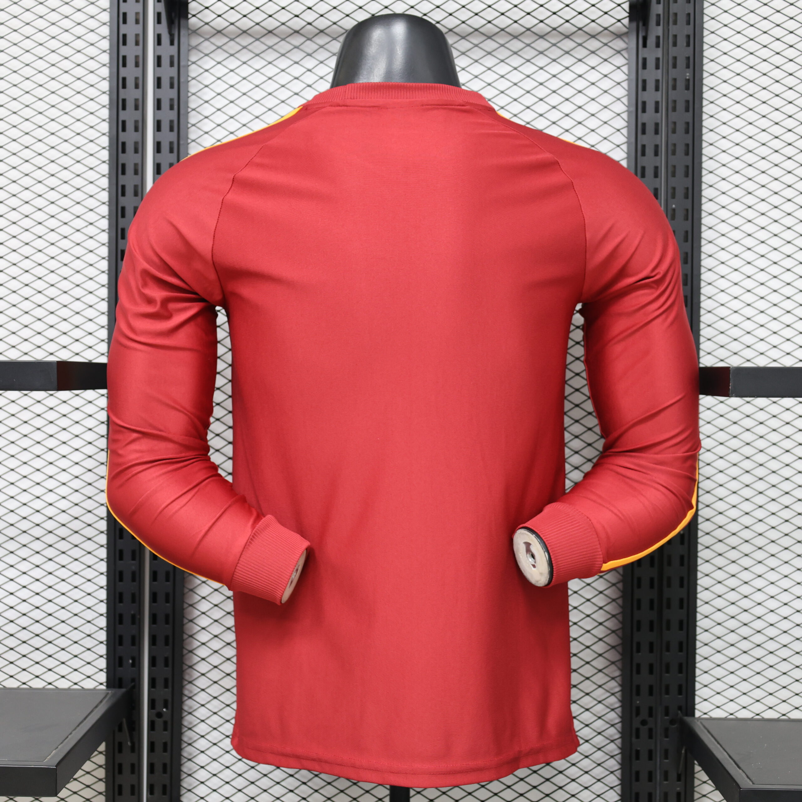 26 Roma Player Version Casual Retro Long Sleeve Jersey S-3XL 1