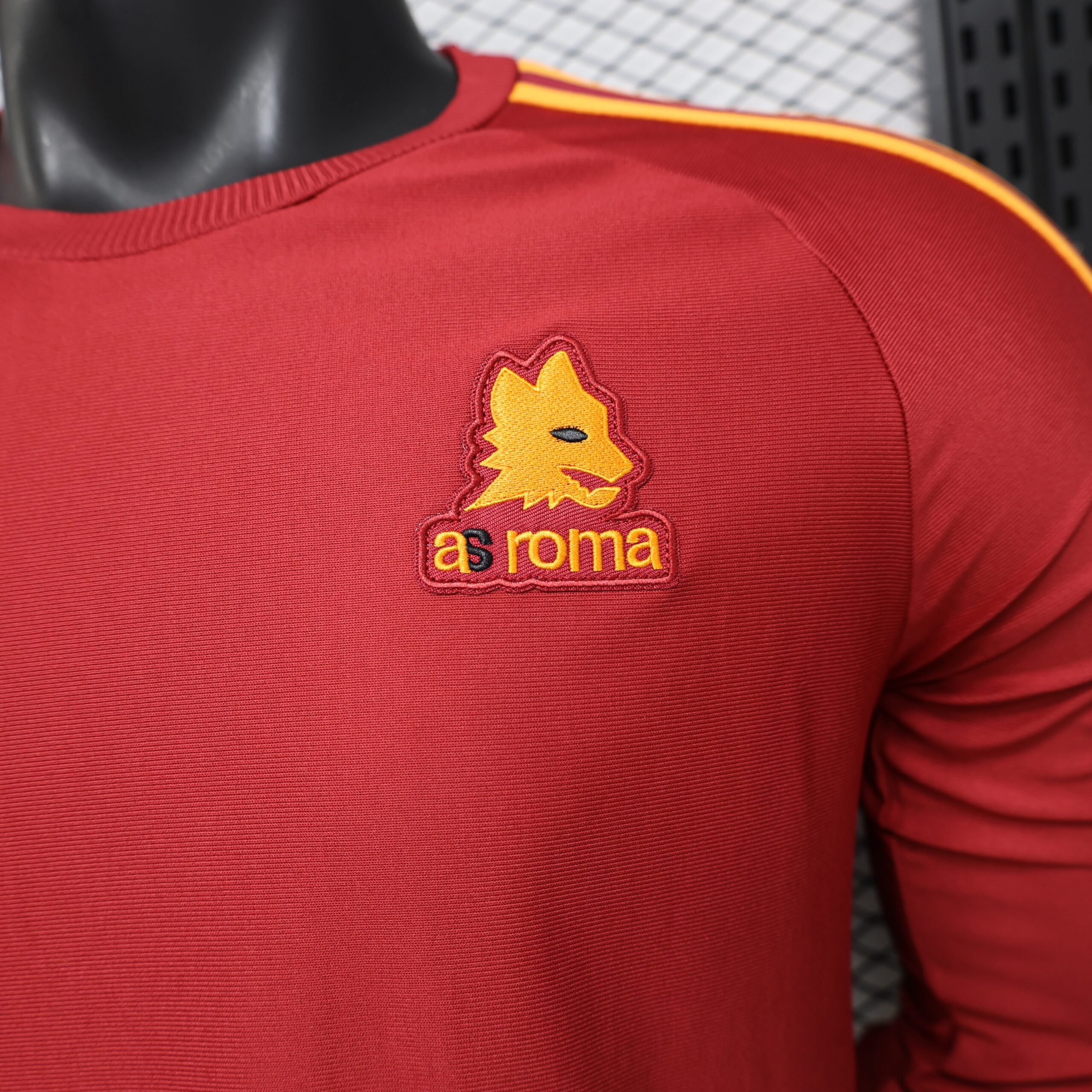 26 Roma Player Version Casual Retro Long Sleeve Jersey S-3XL 5