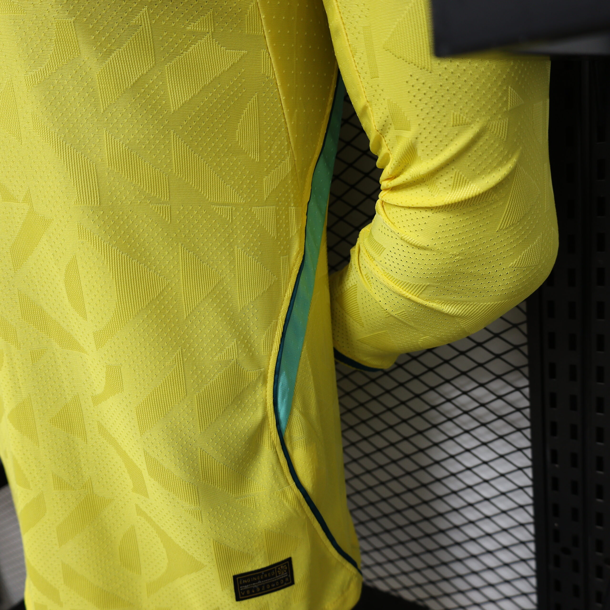 26. Brazil Home Press Line Edition Long Sleeve Jersey S-3XL 6