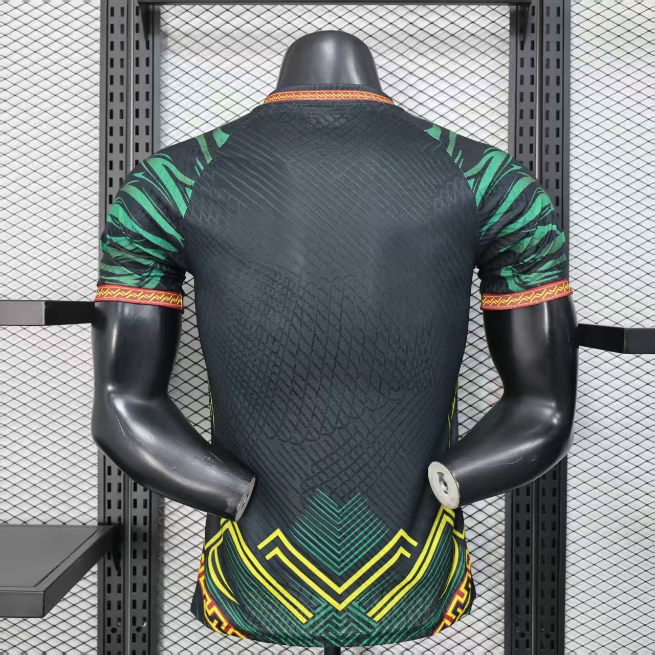 Mali Black Green Player Version Jersey 1