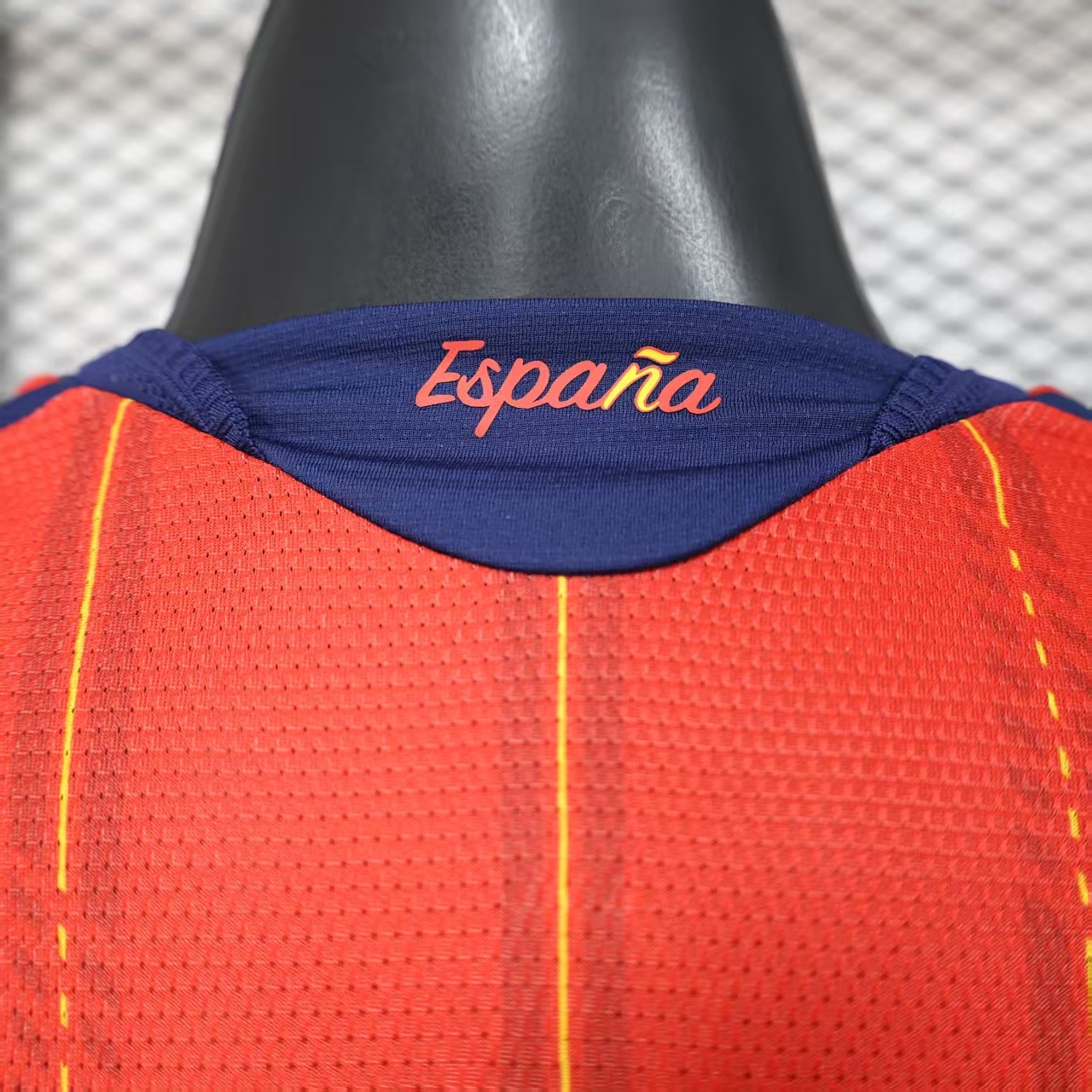 26 Spain Home Long Sleeve Jersey S-3XL 1