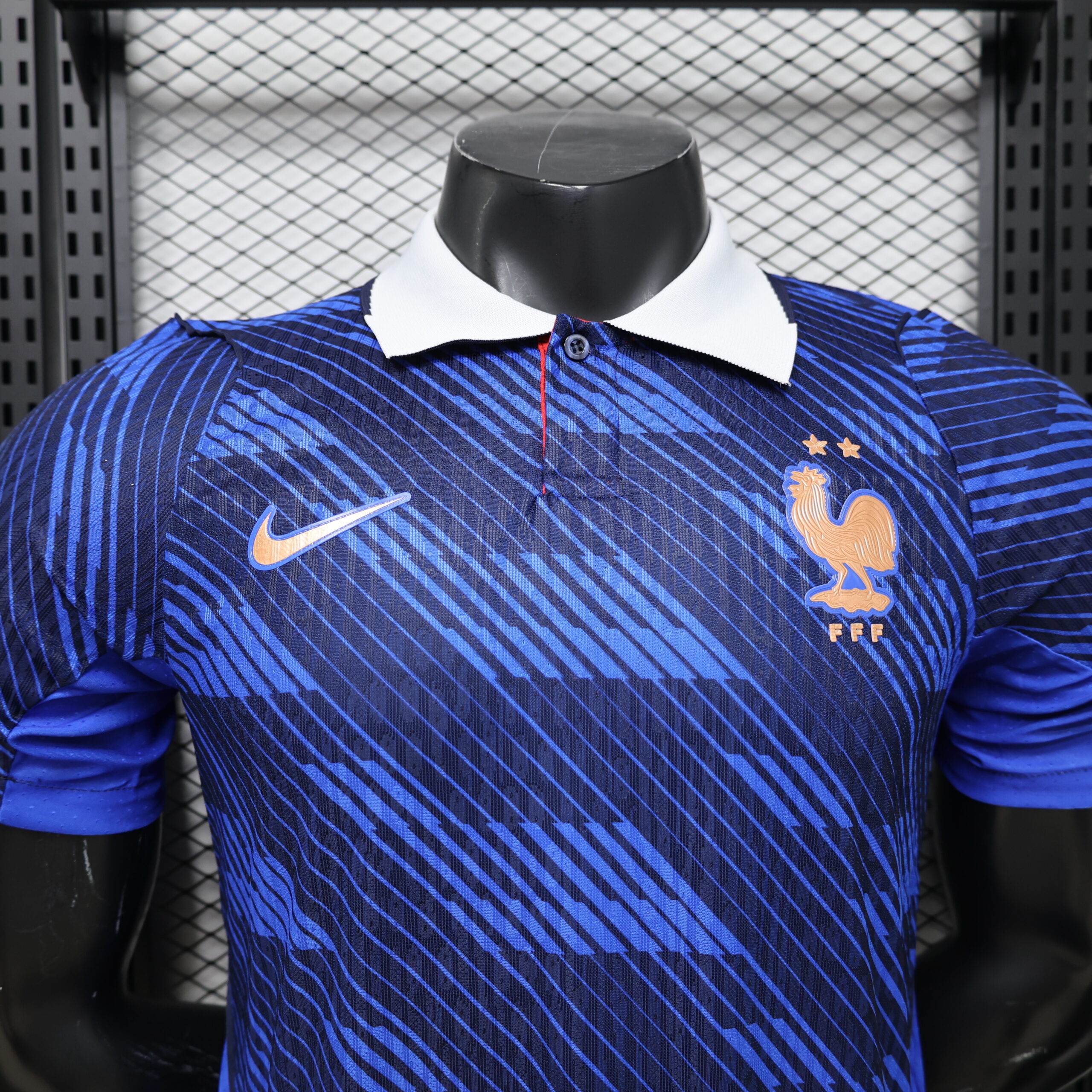 France Home Player Version Jersey 1