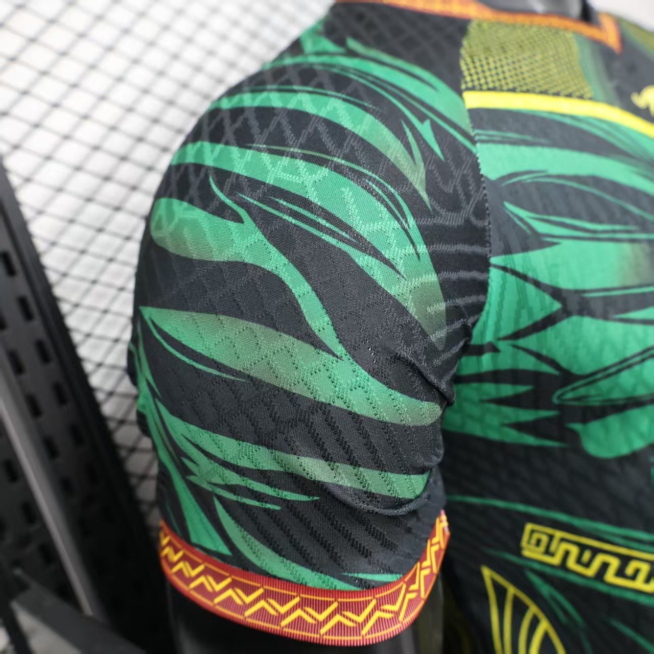 Mali Black Green Player Version Jersey 2
