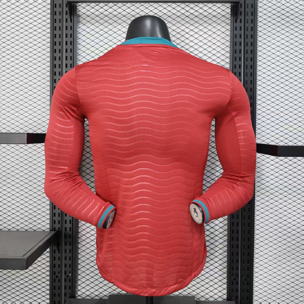 Portugal Home Long Sleeve Jersey S-3XL 2