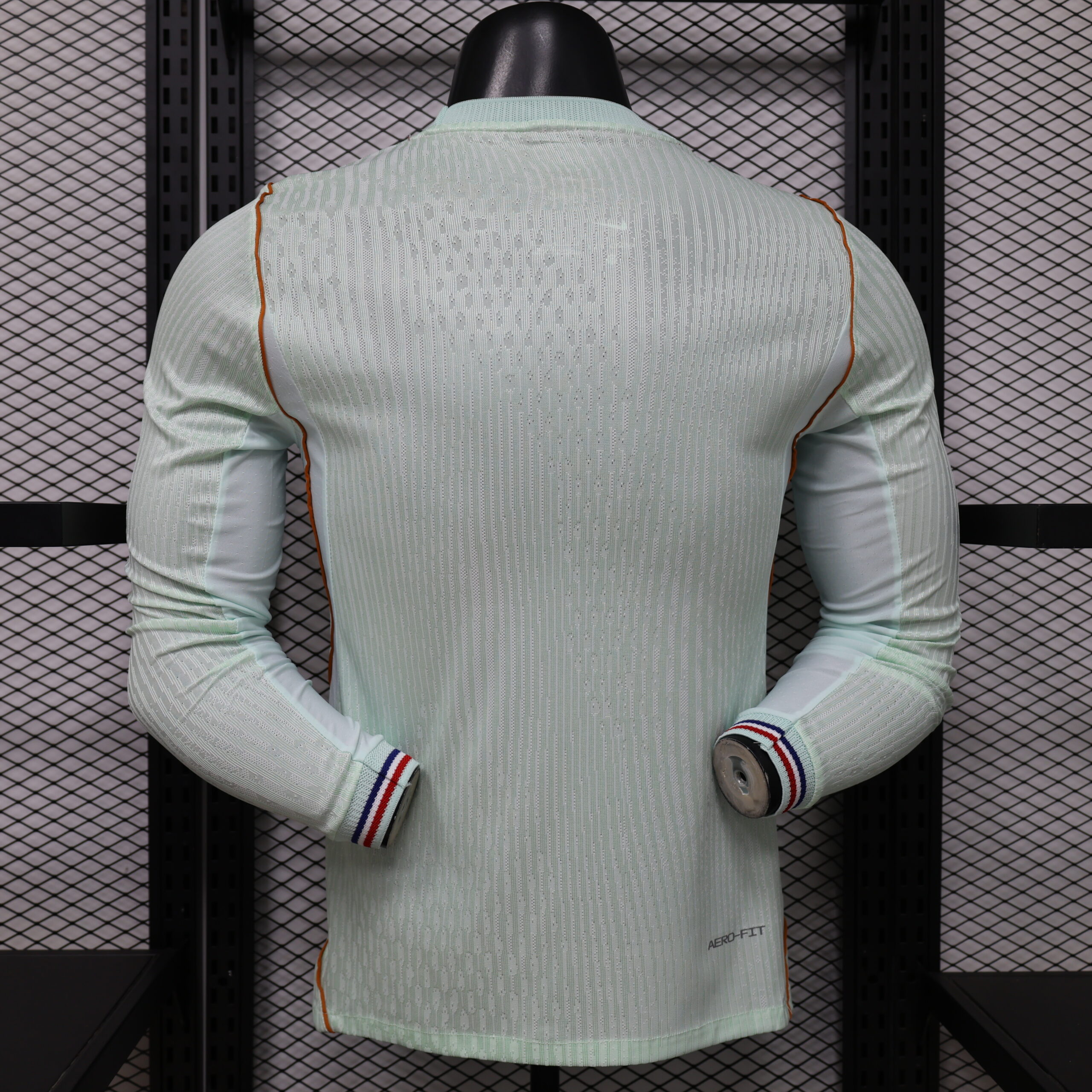 26. France Away Long Sleeve Jersey (Stars and F Embroidery) S-3XL 2