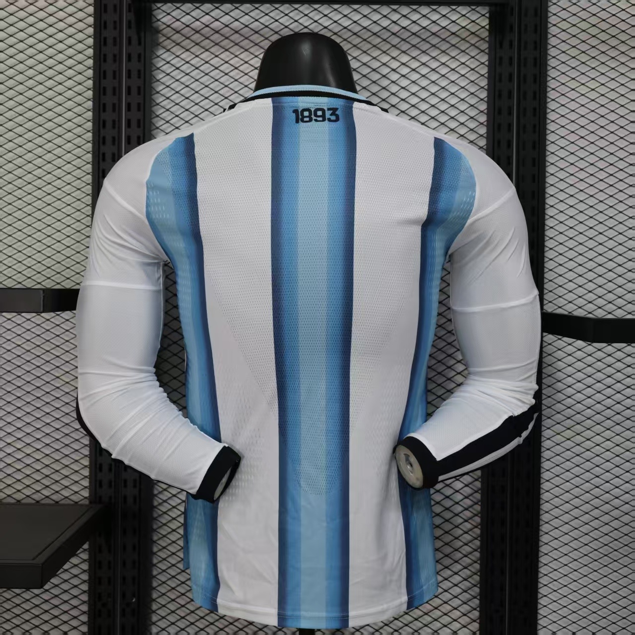 26 Argentina Home Long Sleeve Jersey S-3XL 2
