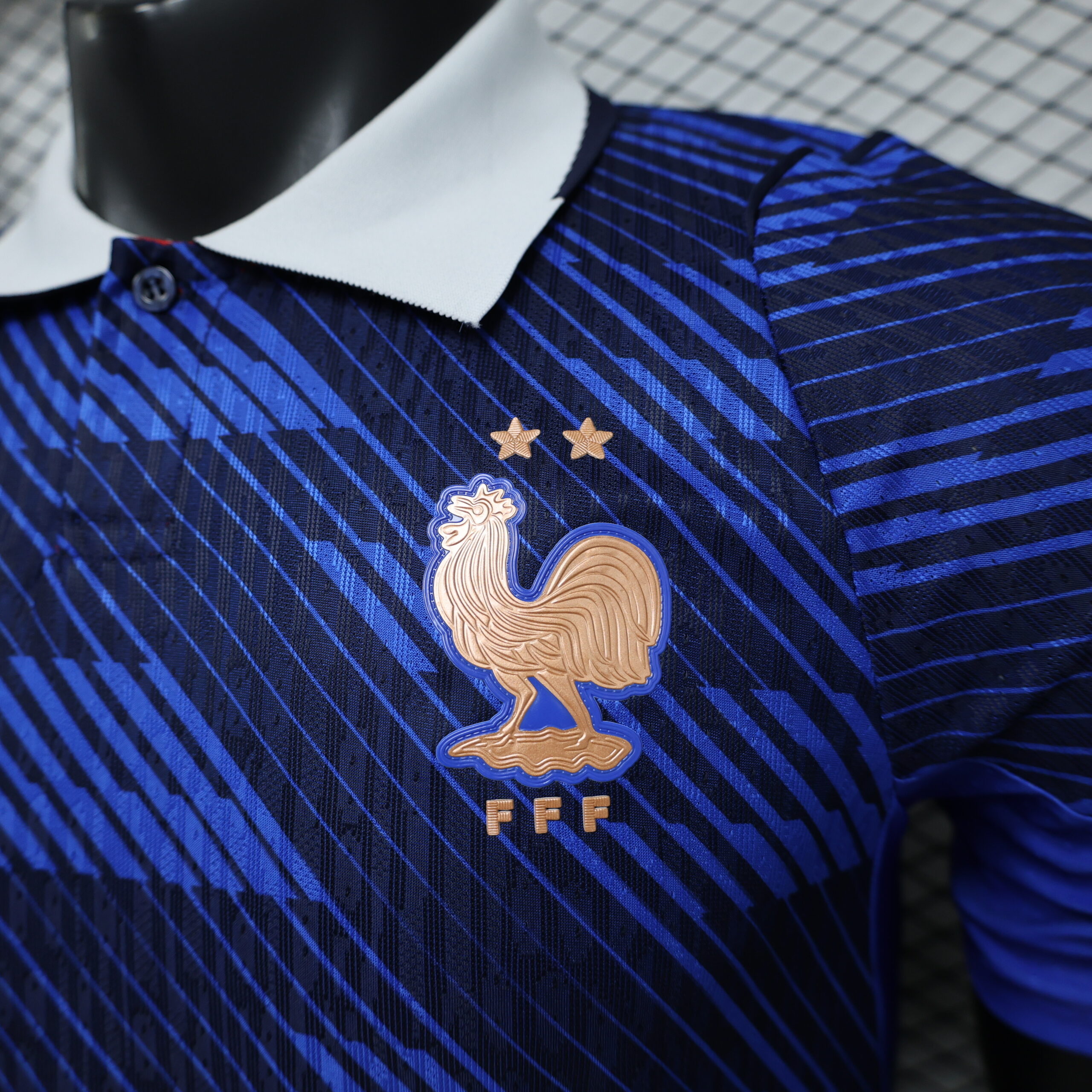 France Home Player Version Jersey 2
