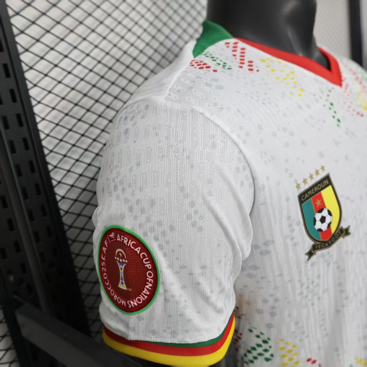 26 Cameroon White Player Version Jersey 3