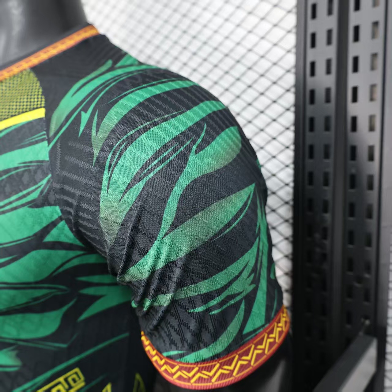Mali Black Green Player Version Jersey 3