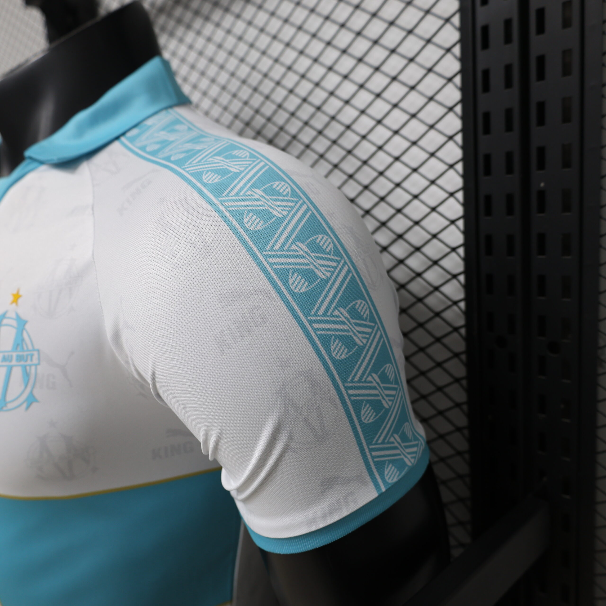 26. Marseille Retro Casual Version Jersey S-2XL 3