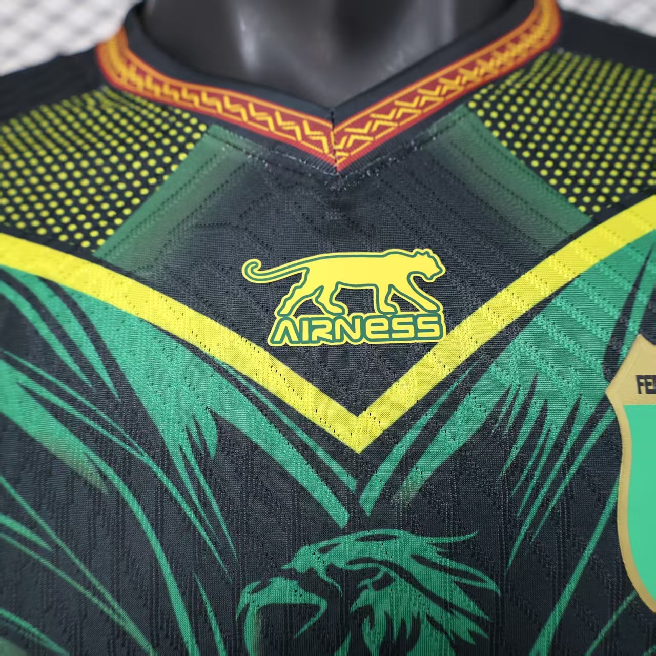 Mali Black Green Player Version Jersey 4