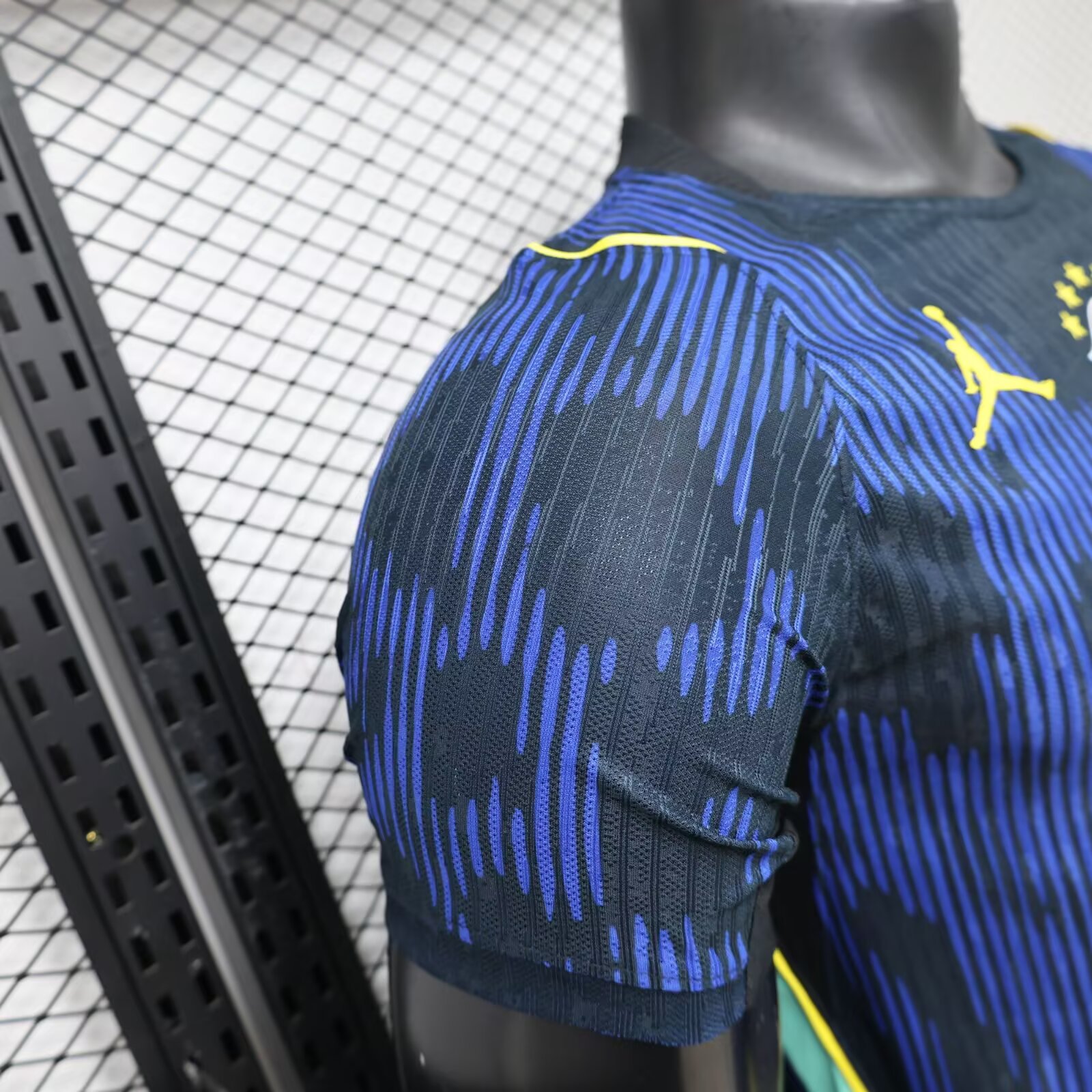 Brazil Away 1:1 Embossed Line Version Jersey S-3XL 4