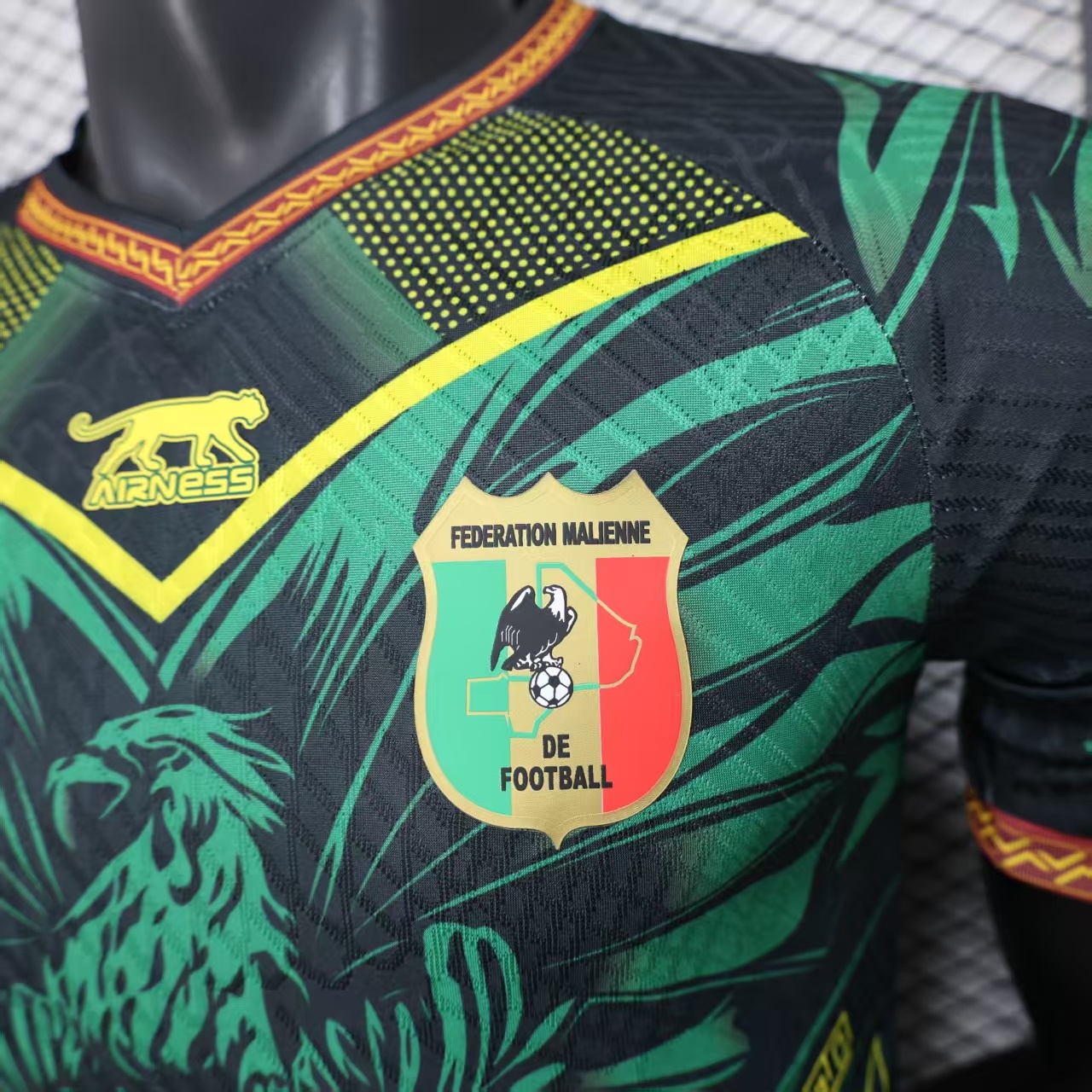 Mali Black Green Player Version Jersey 5