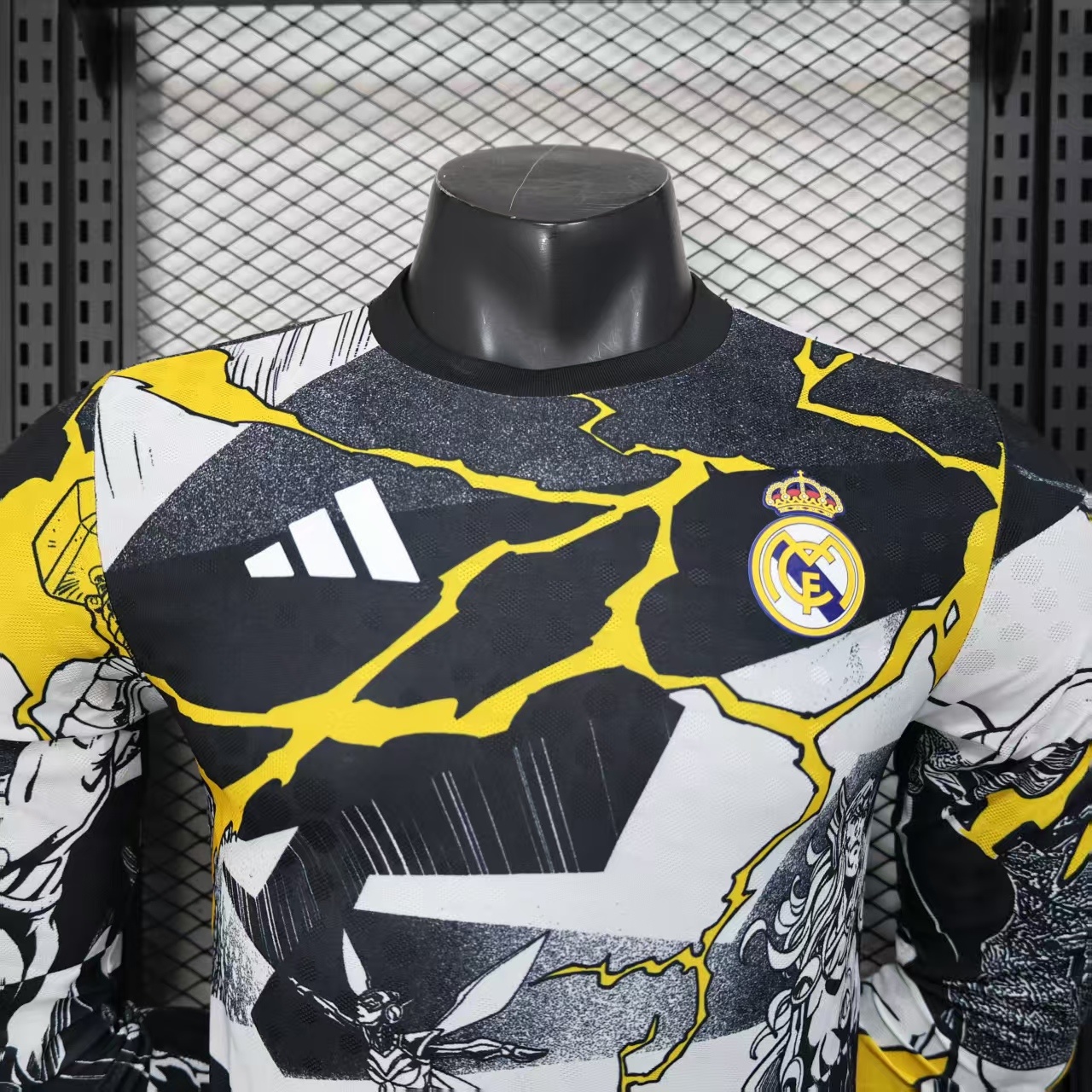 Real Madrid Comic Version Long Sleeve Jersey S-3XL 5
