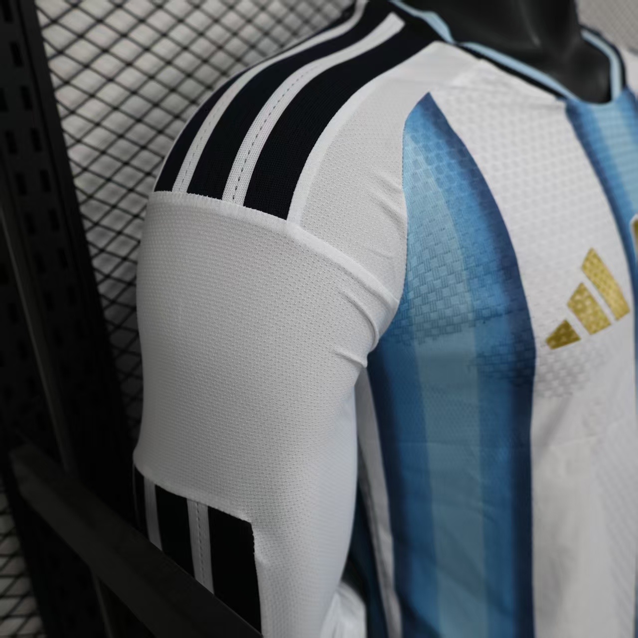26 Argentina Home Long Sleeve Jersey S-3XL 5
