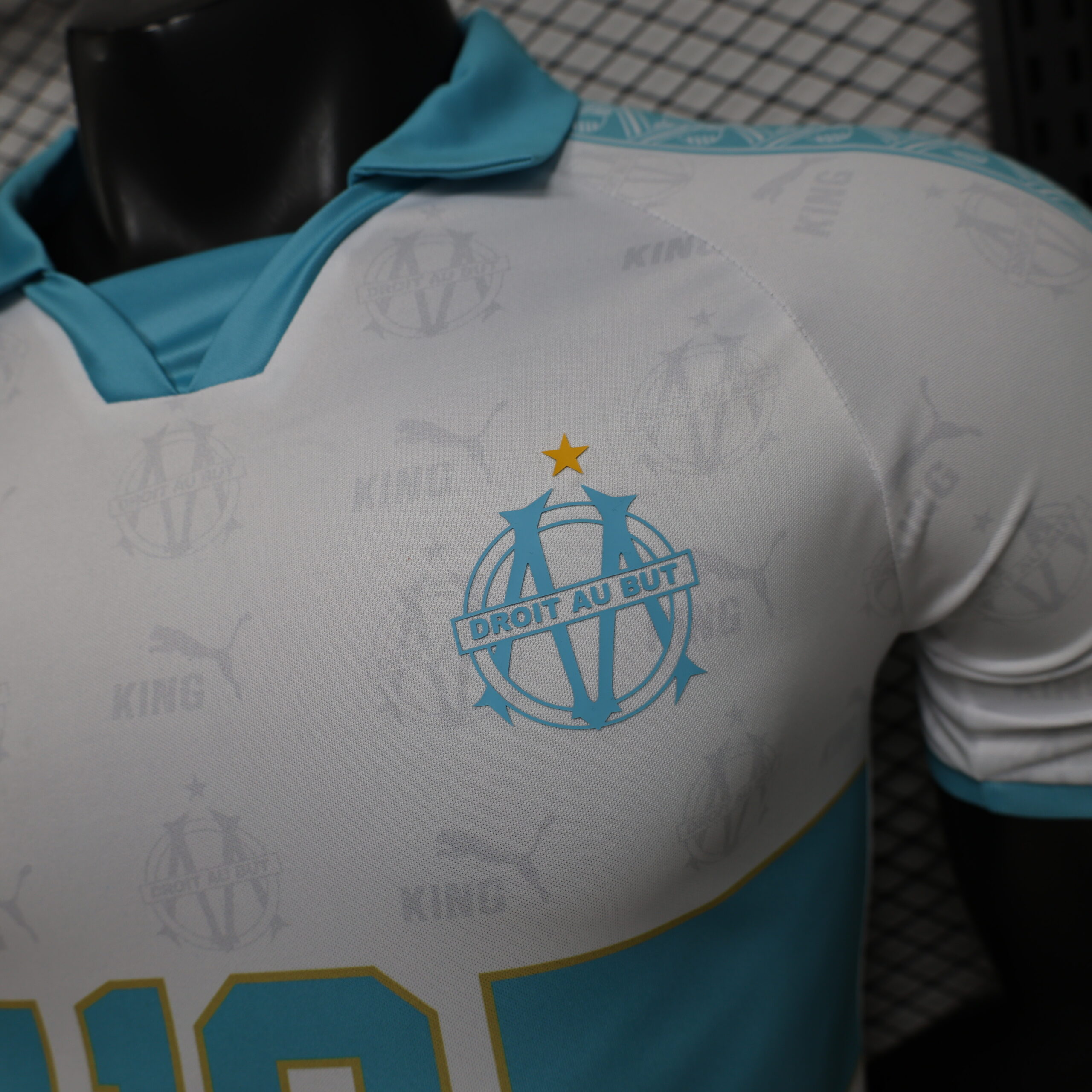 26. Marseille Retro Casual Version Jersey S-2XL 5