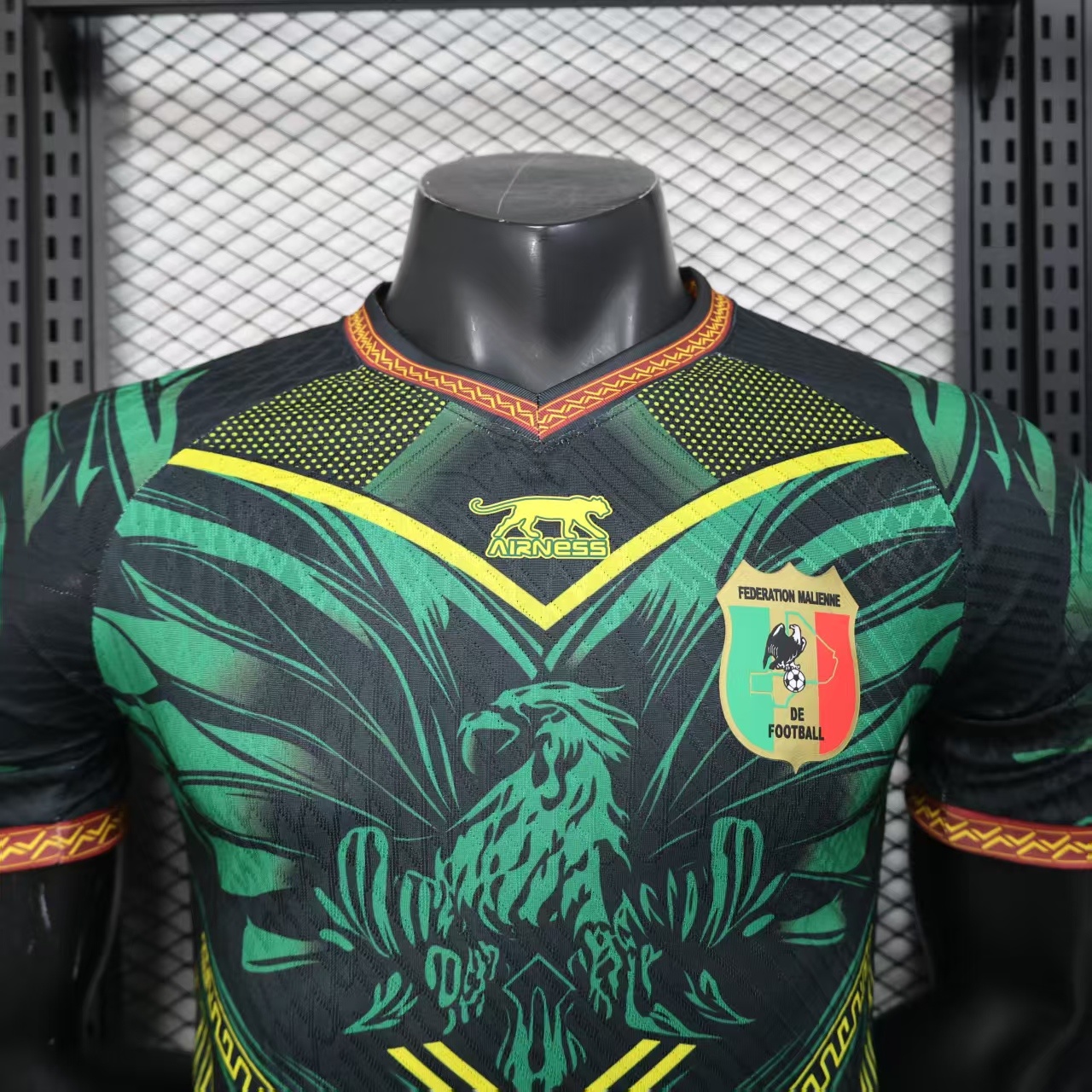 Mali Black Green Player Version Jersey 6