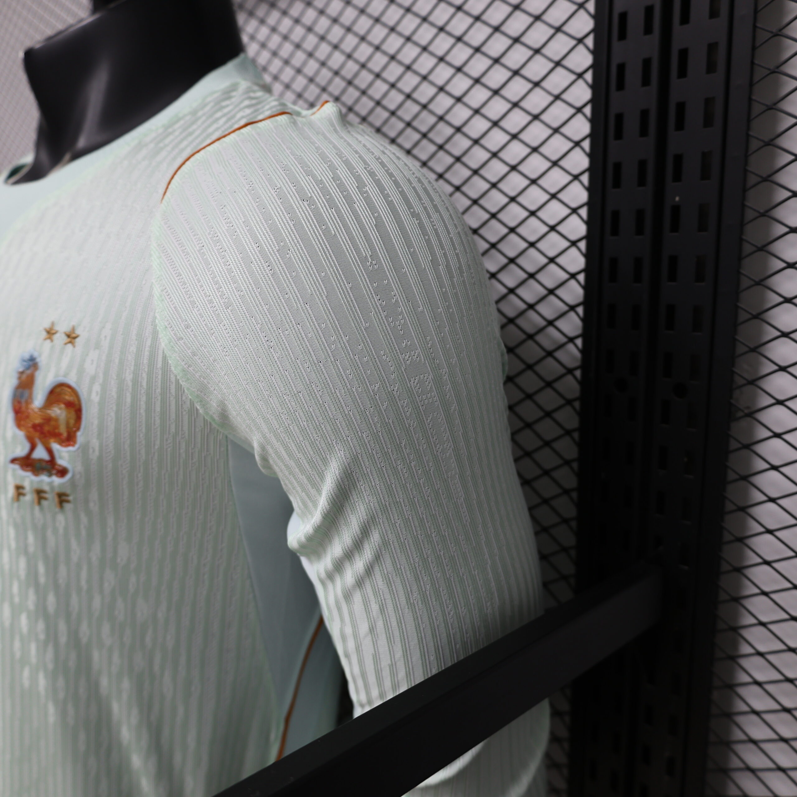 26. France Away Long Sleeve Jersey (Stars and F Embroidery) S-3XL 6