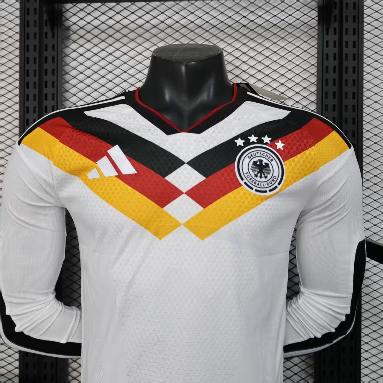 26 Germany Home Long Sleeve Jersey S-3XL 6