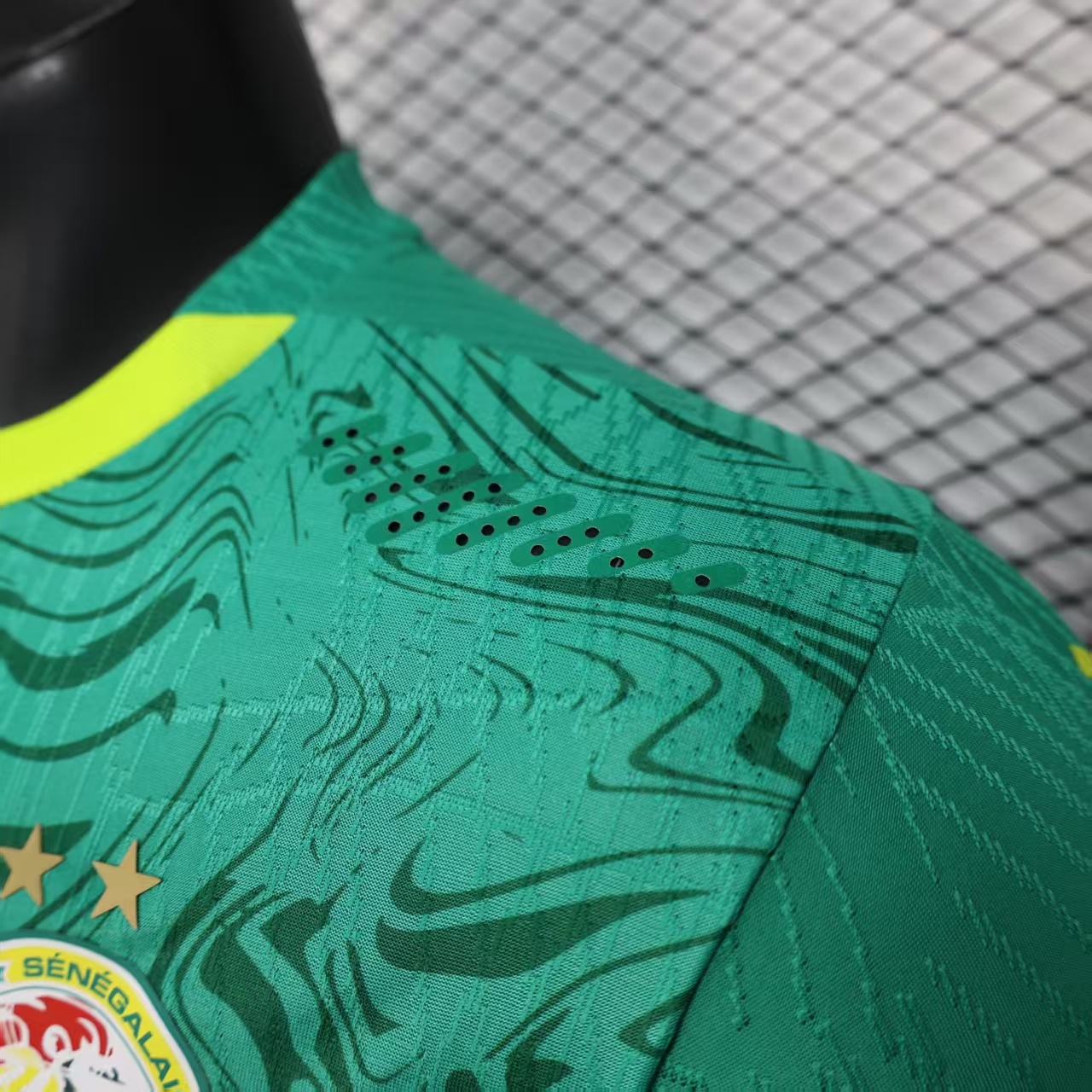 Senegal Double Star Player Version Jersey 7