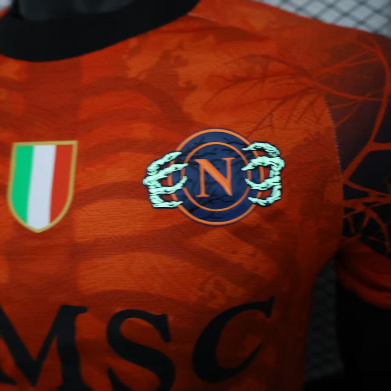 Napoli Orange Player Version Jersey 7