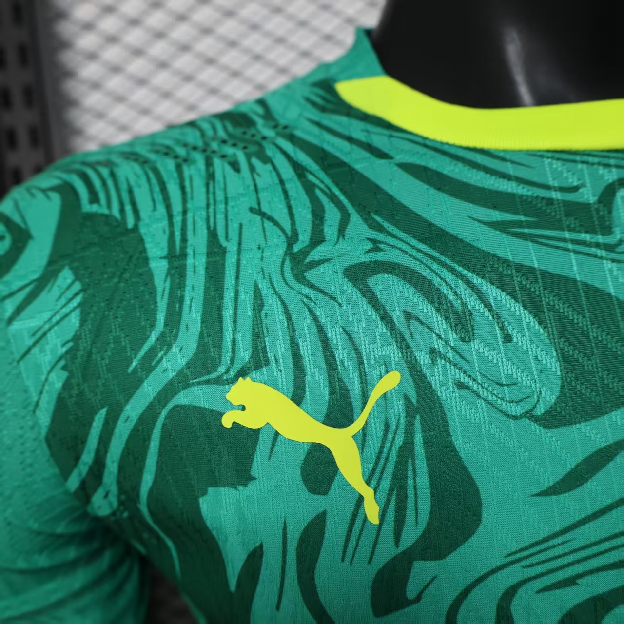 Senegal Double Star Player Version Jersey 8