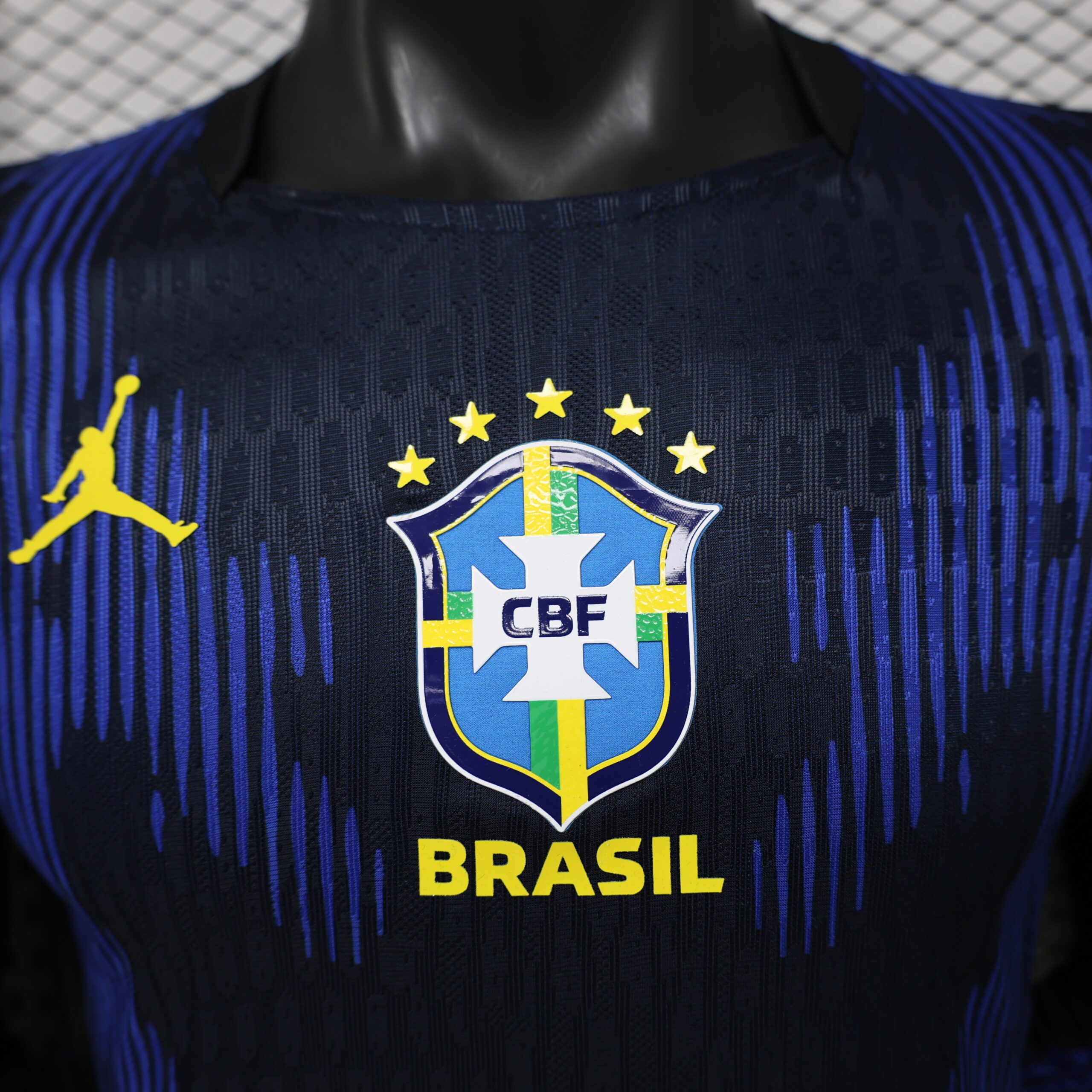 Brazil Away 1:1 Pressed Line Long Sleeve Jersey S-3XL 8