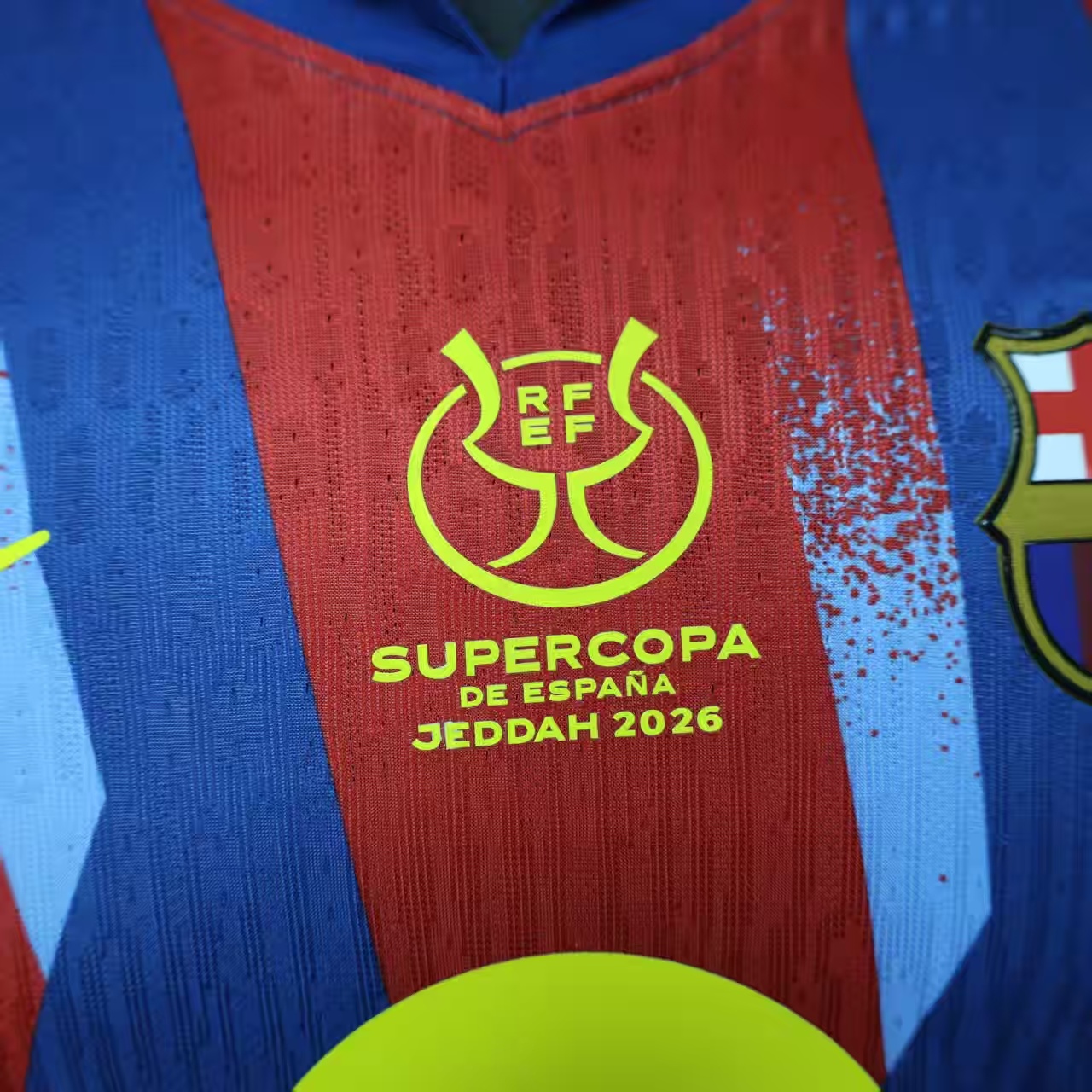 Barcelona Home Player Version Jersey 8