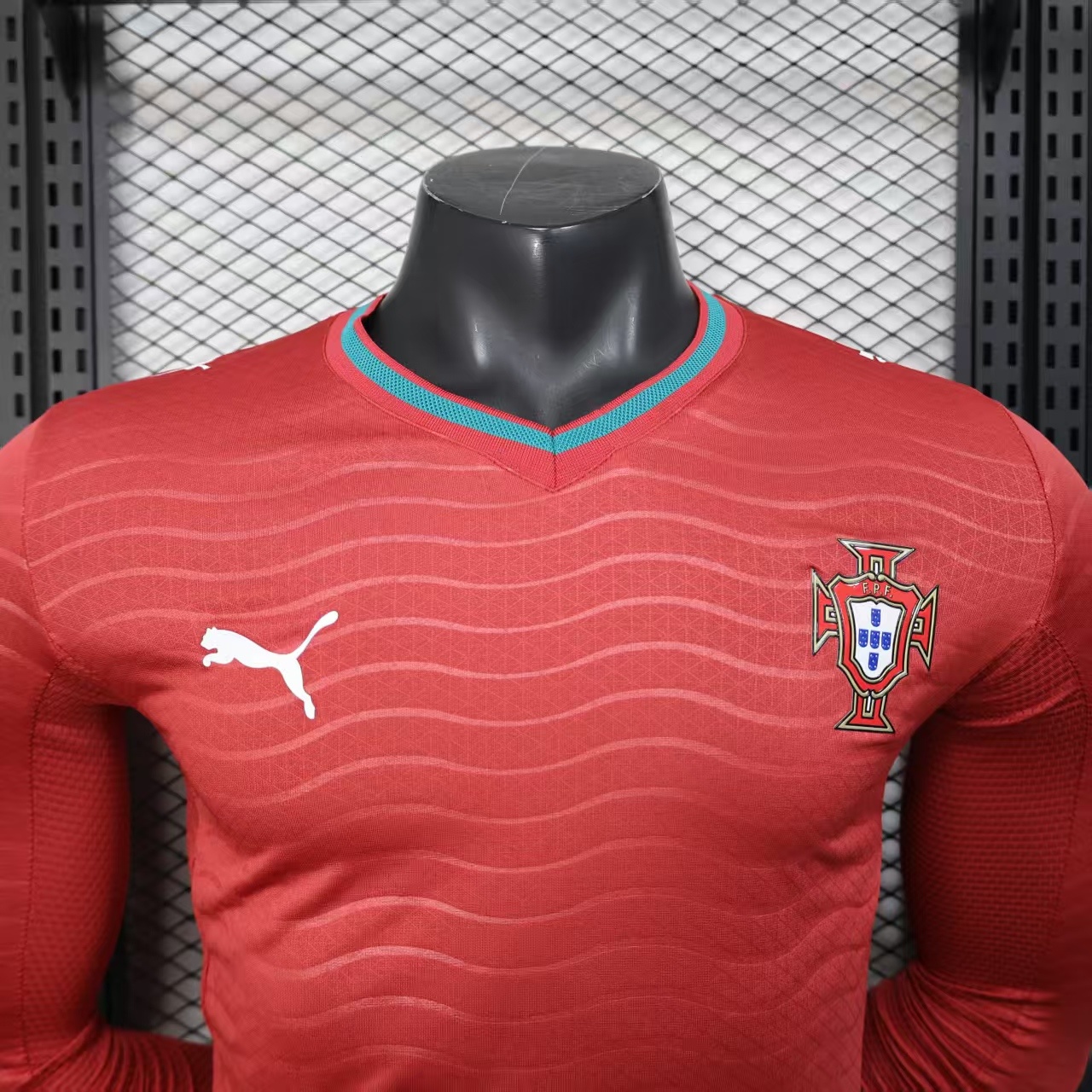 Portugal Home Long Sleeve Jersey S-3XL 9