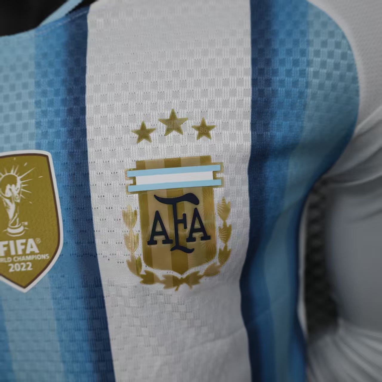 26 Argentina Home Long Sleeve Jersey S-3XL 9