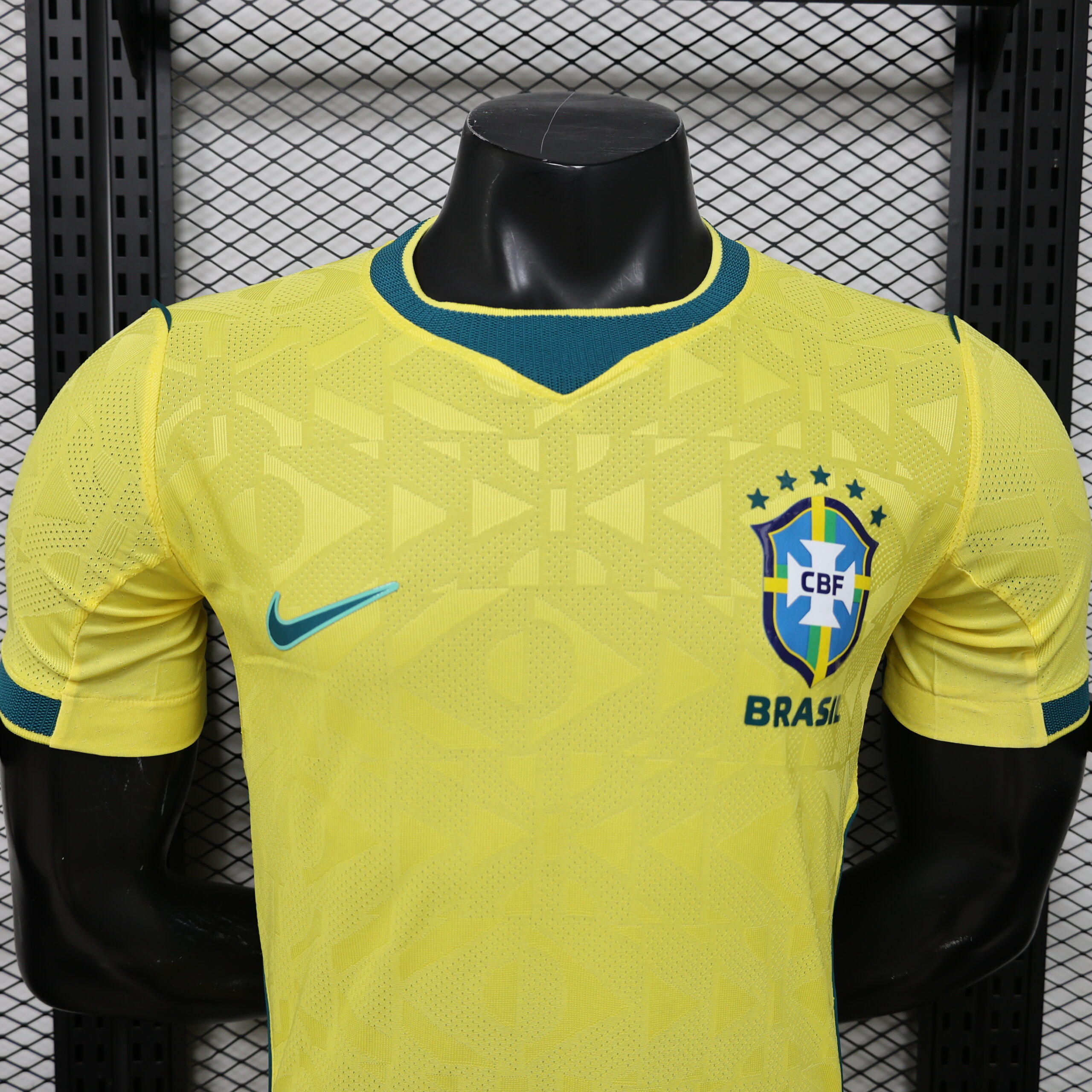 Brazil Home 1:1 Pressed Seam Version Jersey S-3XL 9