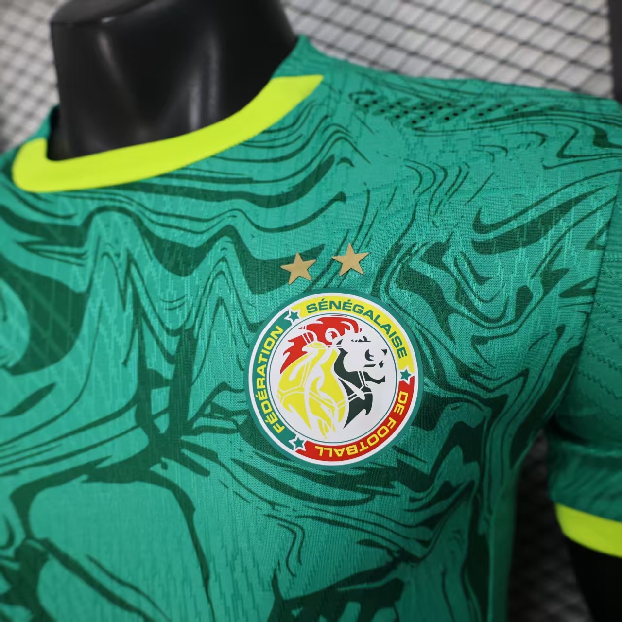 Senegal Double Star Player Version Jersey 9