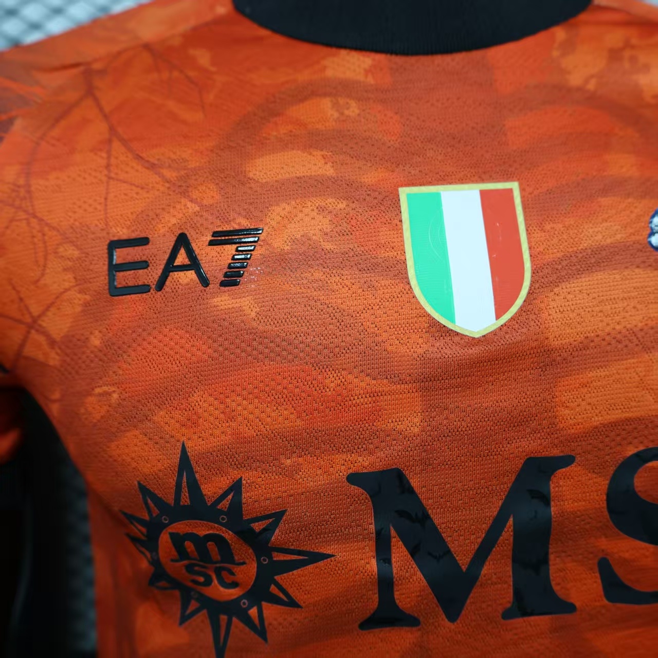 Napoli Orange Player Version Jersey 10