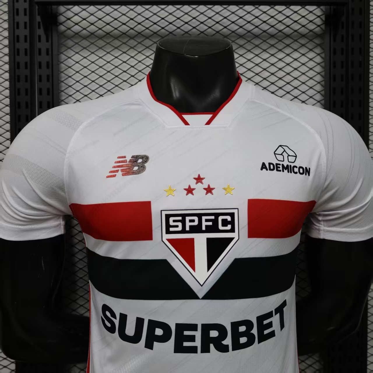 São Paulo Home Player Version Jersey S-3XL 13